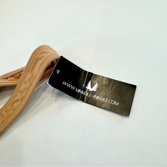 NWT Minimale Animale Nude Thong Swim Suit One Piece Bathing suit skin tone - Picture 9 of 15